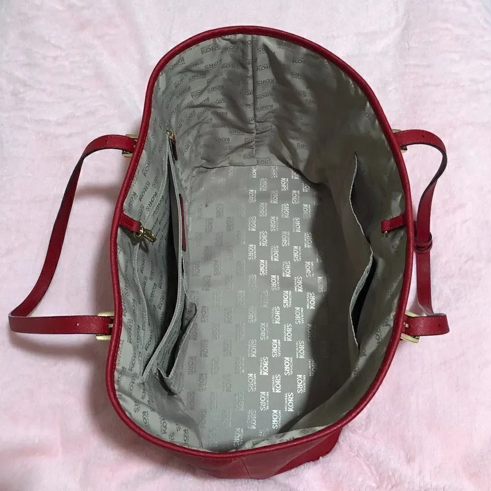 Michael Kors Jet Set Medium Tote Bag Red‎